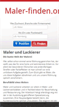 Mobile Screenshot of maler-finden.org